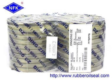 डिंगज़िंग रबर धूल सील ME-1N 100×114×8 TPU/8L95+SPCC बेज 95A भारी शुल्क धूल सील