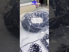 उच्च गुणवत्ता वाले थोक जापानी रबर ओ-रिंग निर्माण उद्योग के लिए काले एनबीआर सील